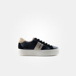 Paul Green Black Leather Trainers