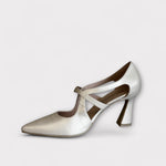 LODI Rodenas Cream Court Shoe