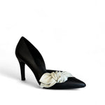 LODI Riler Black Court Shoe