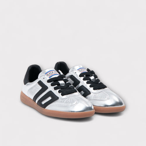 Back 70 Cloud Metallic Silver Trainer