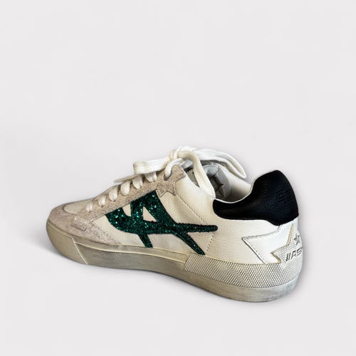 ASH Moonlight White & Teal Trainer