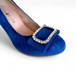 Le Babe Royal Blue Kitten Heel