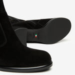 NeroGiardini Black Suede Knee High Boot