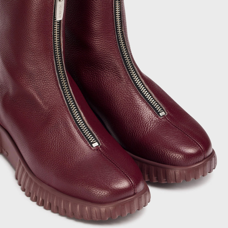 Wonders Flexfly 03 Wine Wedge Boot