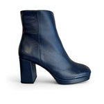 Marian Navy Platform Ankle Boot