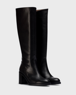 Wonders Mate Black Knee High Boot