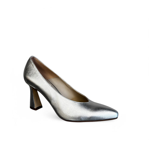 Marian Silver Court Shoe