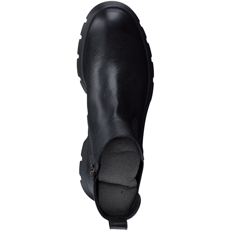 Paul Green Black Leather Chelsea Boot