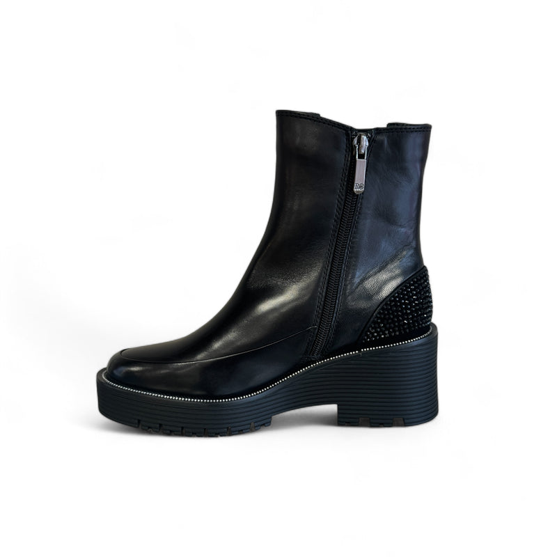 Regarde Le Ciel Sadhy Black Wedge Boot