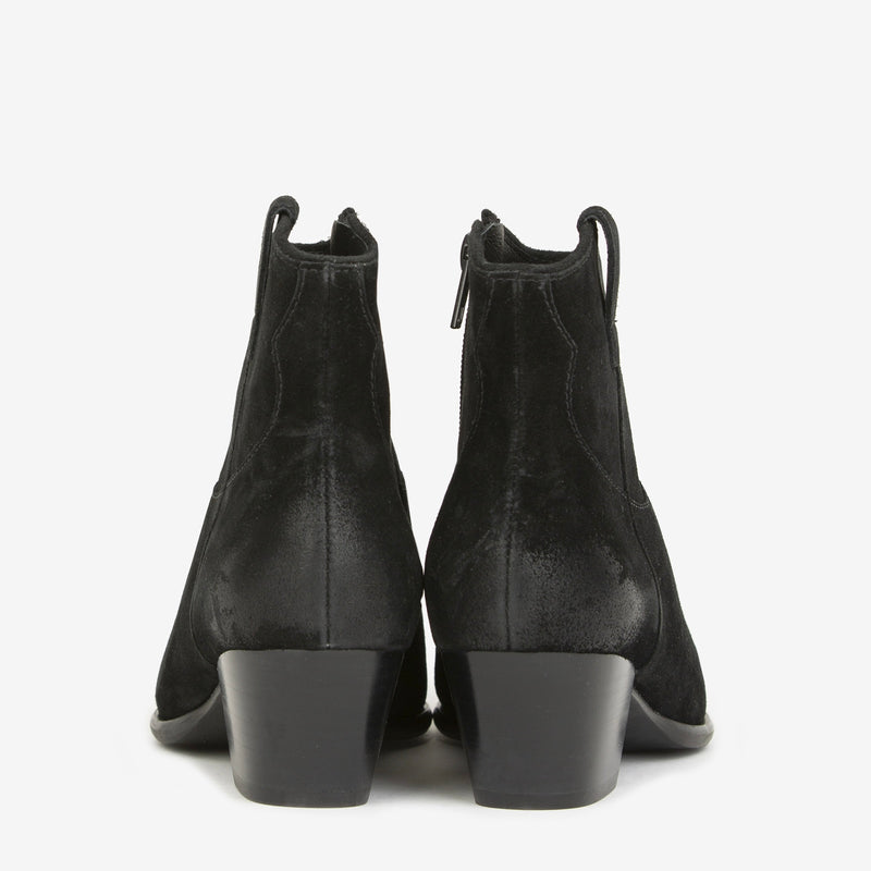 ASH Fame Black Ankle Boot