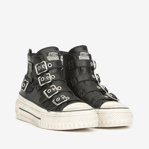 ASH Rainbow Black High Top Trainer