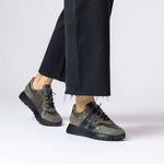 Wonders Oslo Khaki & Black Trainer