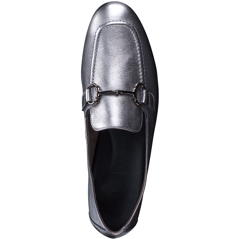 Paul Green Pewter Leather Loafer