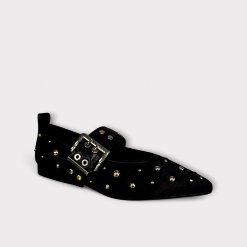 LODI Black Pony Mary Jane Pump
