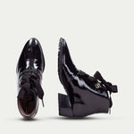 Hispanitas Verona Black Patent Ankle Boot