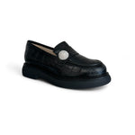 Marian Coco Black Leather Loafer