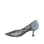Marian  Grey Suede Diamanté Shoe