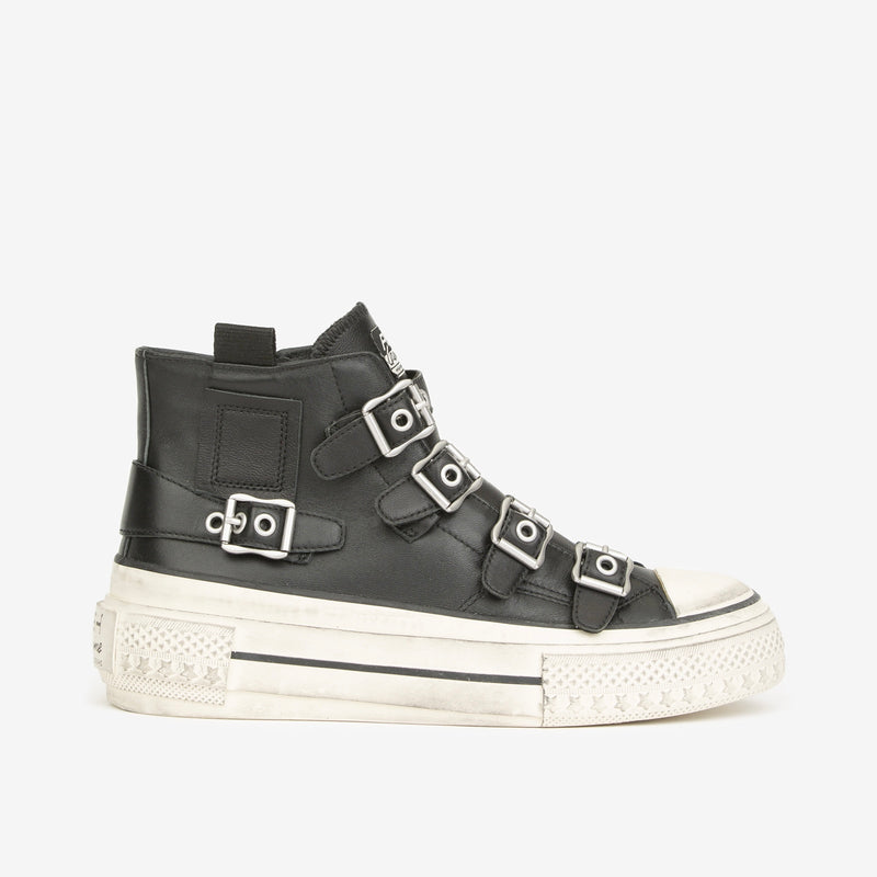 ASH Rainbow Black High Top Trainer