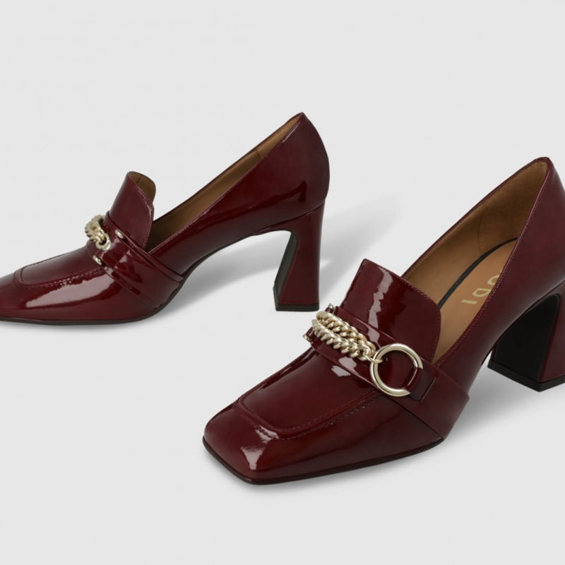 LODI Eludis Burgundy Loafers