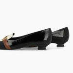 LODI Black & Ivory Patent Shoe