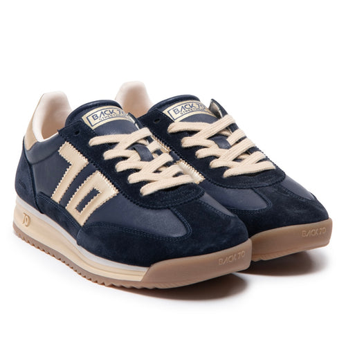 Back 70 Jogger in Navy & Gold