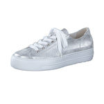 Paul Green Metallic Silver Trainer