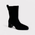 LODI Black Suede Sock Boot