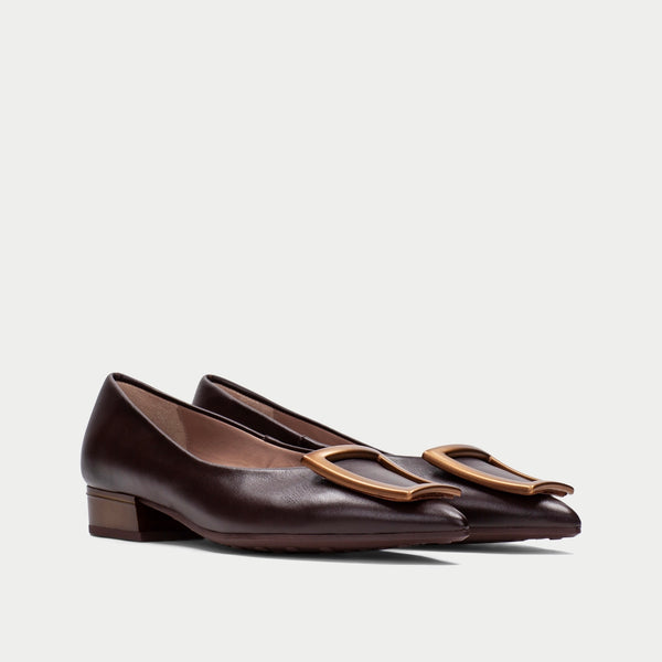 Hispanitas Ginebra Brown Pump