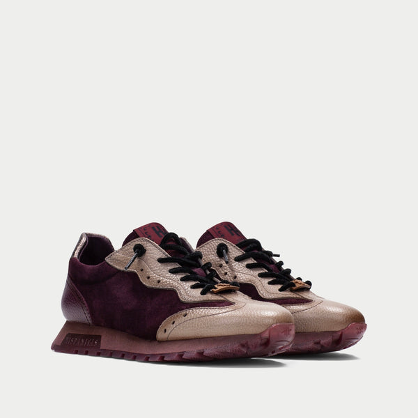 Hispanitas Oregon Burgundy & Taupe Trainer