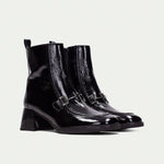 Hispanitas Milan Black Patent Ankle Boot