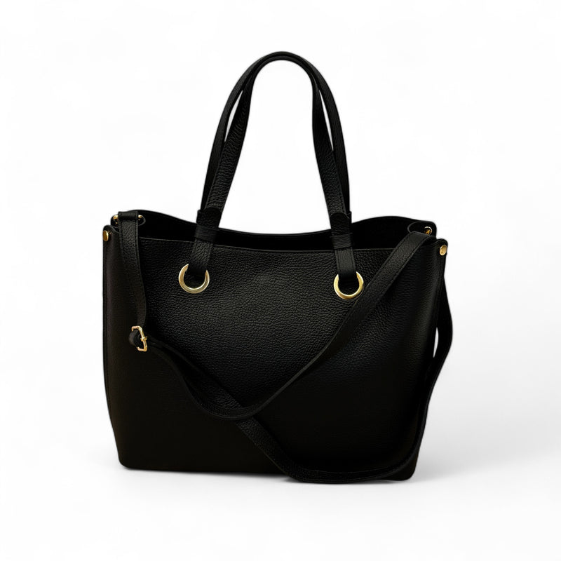 Marco Moreo Large Leather Tote Bag