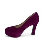 Marian Purple Suede Platform Shoe