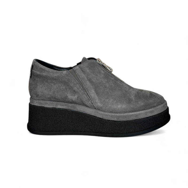 Marco Moreo Dark Grey Platform Wedge