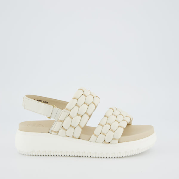 Paul Green Cream Leather Sandal