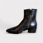 Pomme D’Or Dark Brown Leather Ankle Boots - 3300