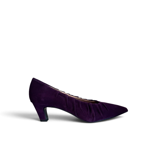 Marian Aubergine Suede Shoe - 5502 I26
