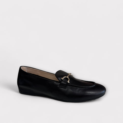 Wonders Grace 11 Black Leather Loafer