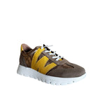Wonders A-2476 Odisei Taupe/Yellow Trainer