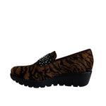 Wonders C-33158 Redford Tiger Print Wedge