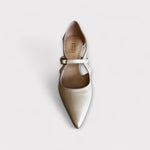 LODI Rodenas Cream Court Shoe