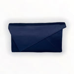Marian Navy Silk Clutch Bag