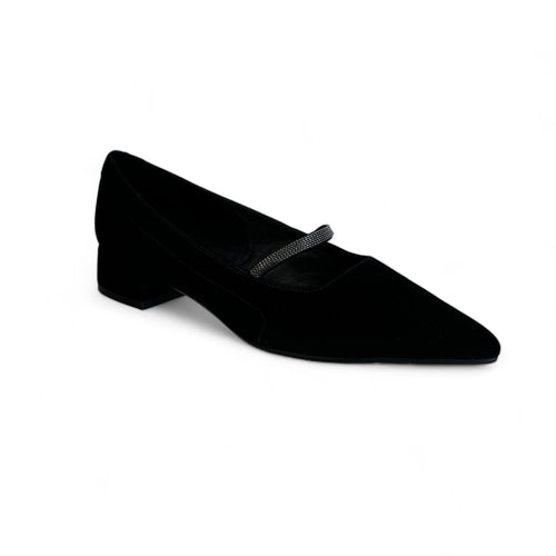 LODI Amadeus Black Suede Shoe