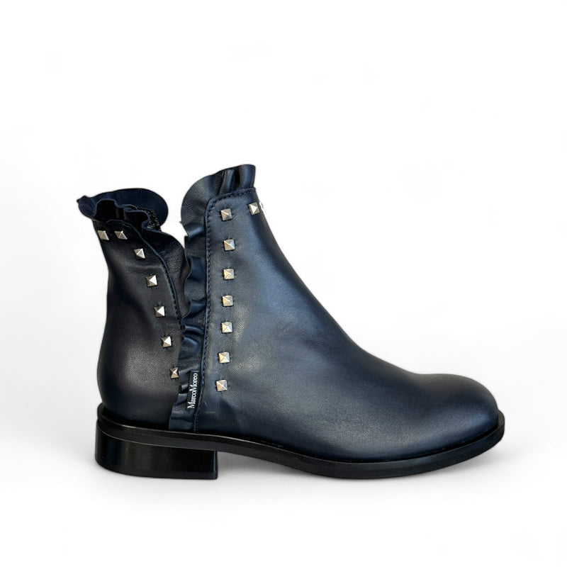 Marco Moreo Navy Chelsea Boot