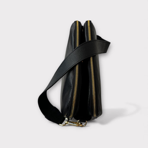 Marco Moreo Garland Black Crossbody Bag