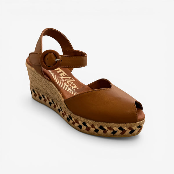 Viguera 2317 Tan Espadrille Sandal