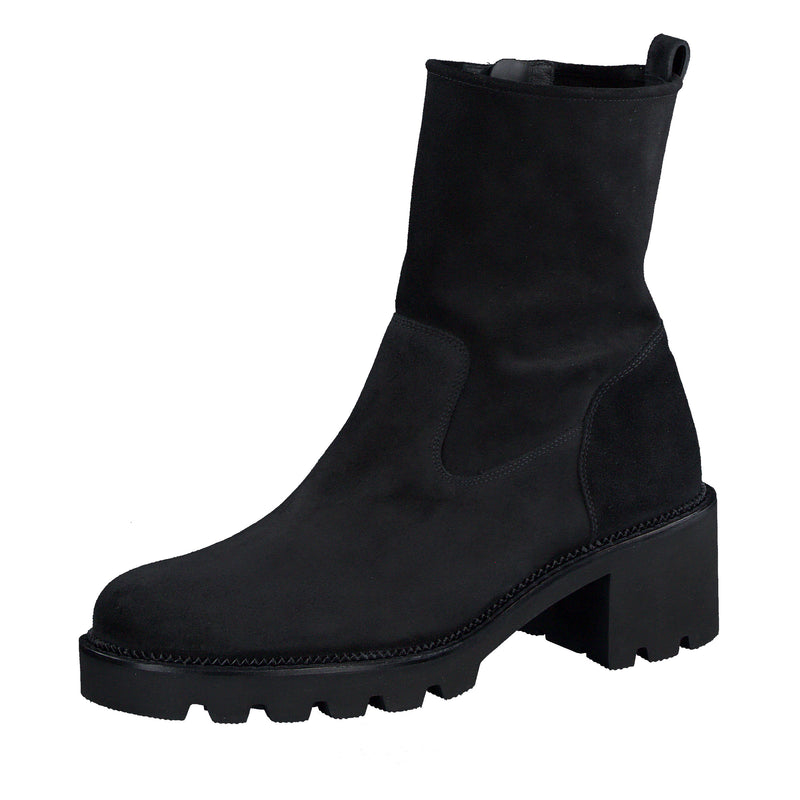Paul Green Black Suede Boot