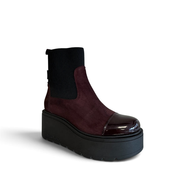 Marco Moreo Brenda Ankle Boot - Burgendy
