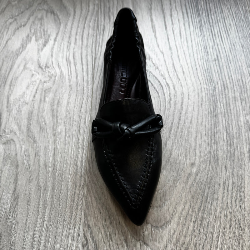 Pomme D’Or Black Leather Loafer 1141