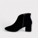 Wonders Eliot Black Suede Ankle Boot