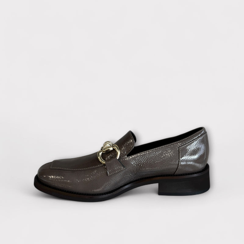 Marco Moreo Taupe Patent Loafer